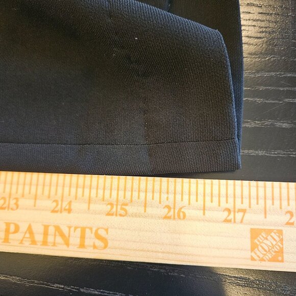 Jones Studio Womens Black Dress Pants Size 18W Polyester Blend Elastic Back Slac - Picture 4 of 9